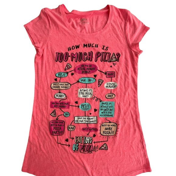 Junior Top, Justice, Size -14, Color- Pink - Picture 1 of 4